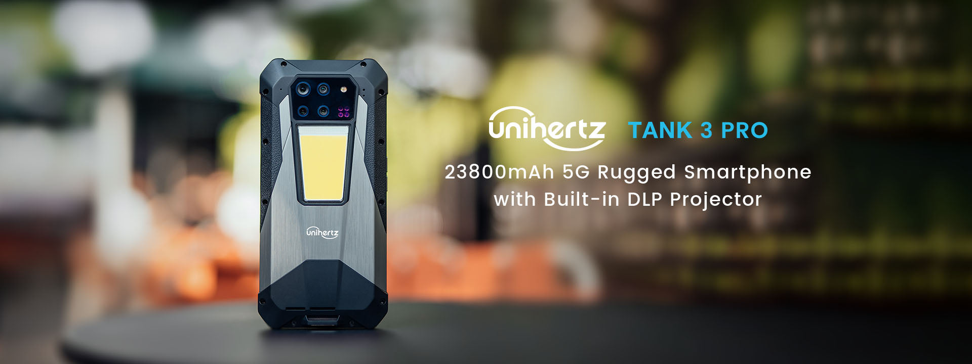Tank 3 Pro - 23800mAh 5G Rugged Smartphone with Built-in DLP Projector