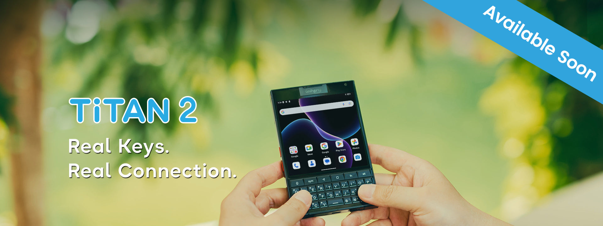 Titan 2 - The Latest 5G QWERTY Physical Keyboard Smartphone