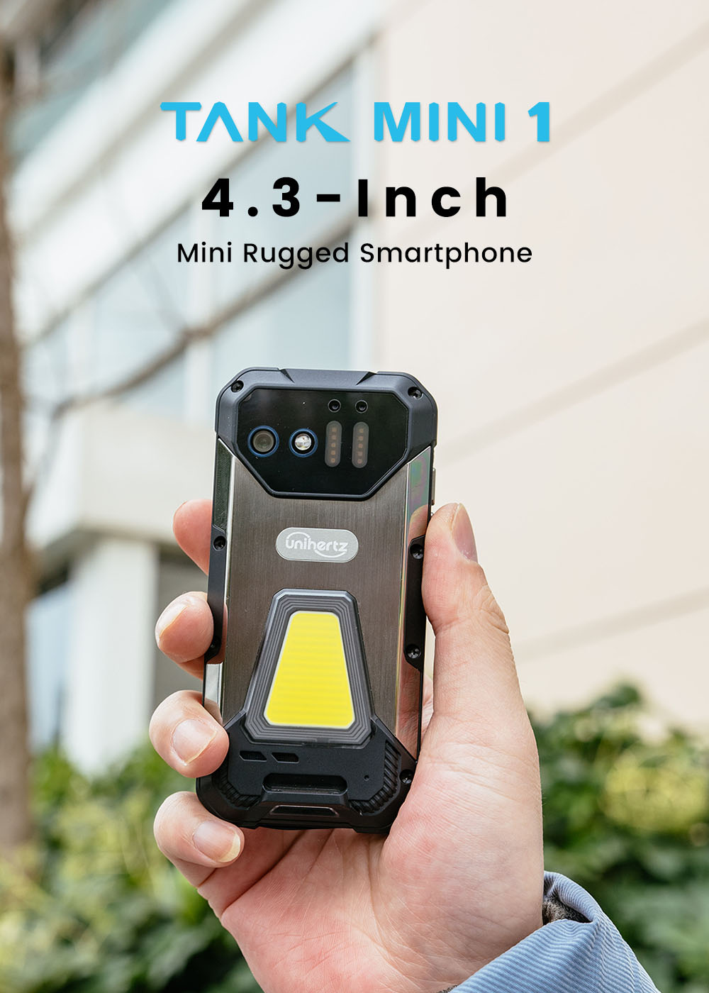 Tank Mini - 4.3-Inch Mini Rugged Smartphone