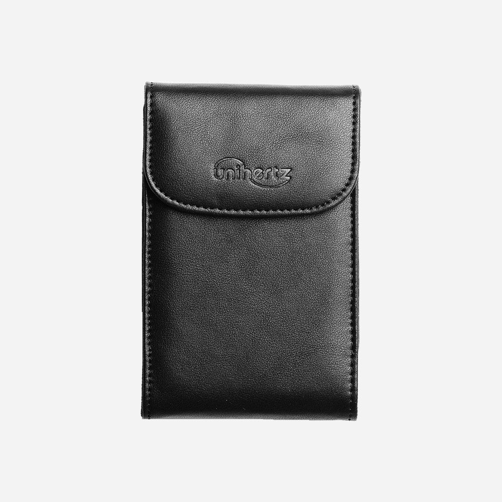 Custodia Portafoglio In Pelle PU Per Unihertz Tank 3S – A Righe Nere Con Chiusura Magnetica, Slot Carte E Stand