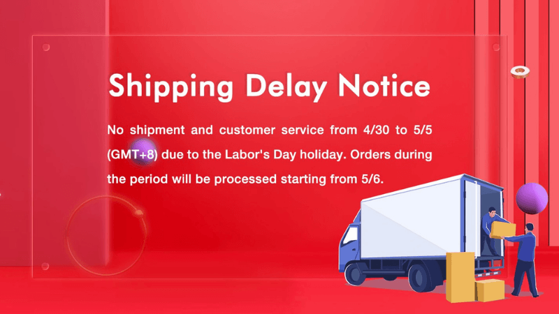Labor's Day Shipping Delay Notice - Unihertz