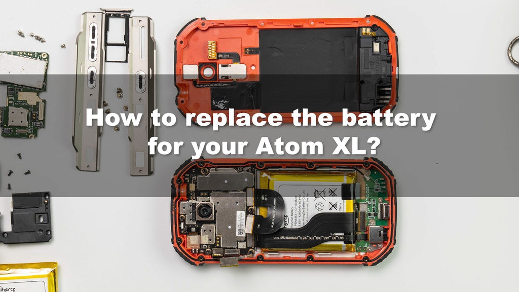 Tutorial de reemplazo de batería de Unihertz Atom L/XL