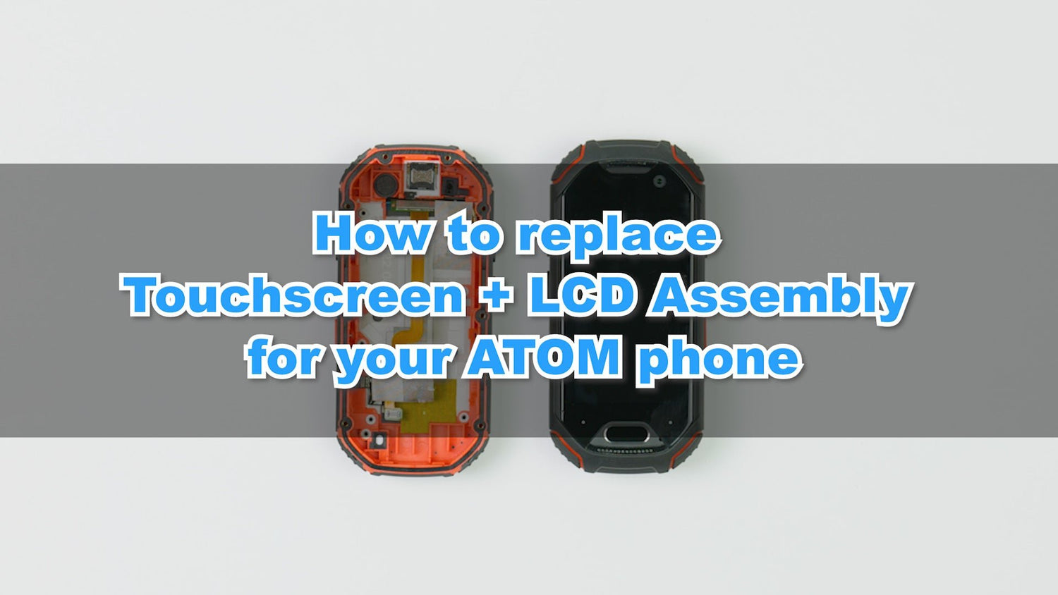 Unihertz Atom Touchscreen and LCD Assembly Replacement Tutorial - Unihertz