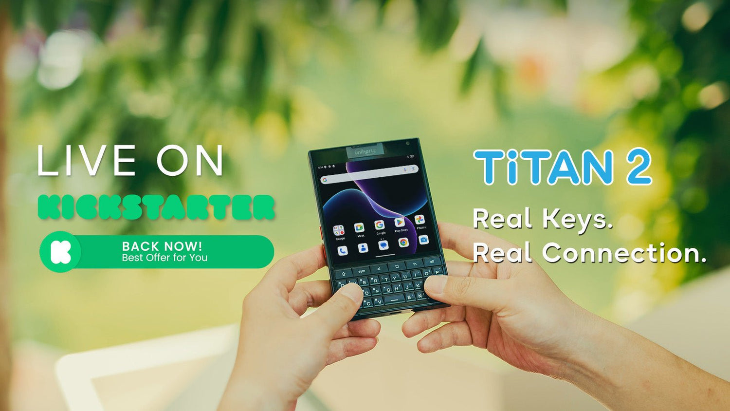 Unihertz Marks Another Crowdfunding Success with New QWERTY Smartphone Titan 2 - Unihertz