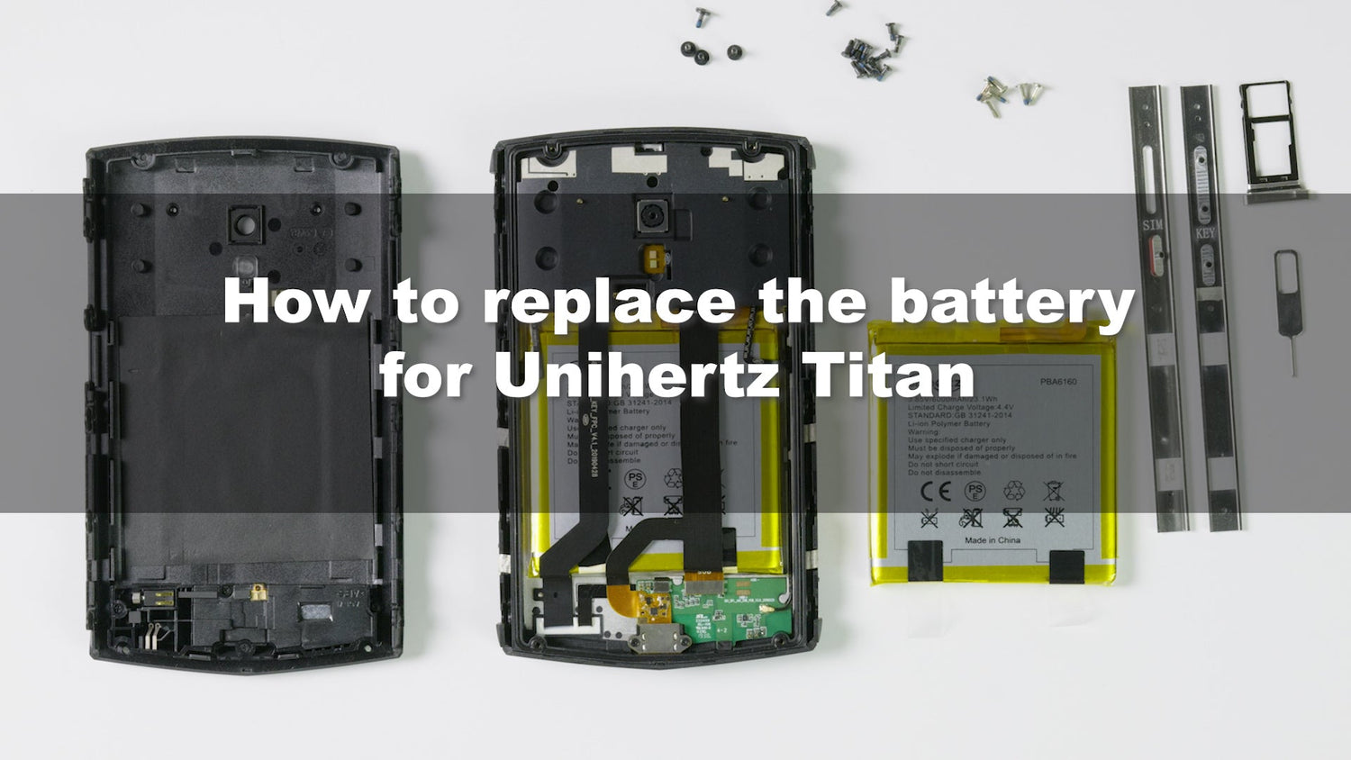 Unihertz Titan Battery Replacement Tutorial - Unihertz