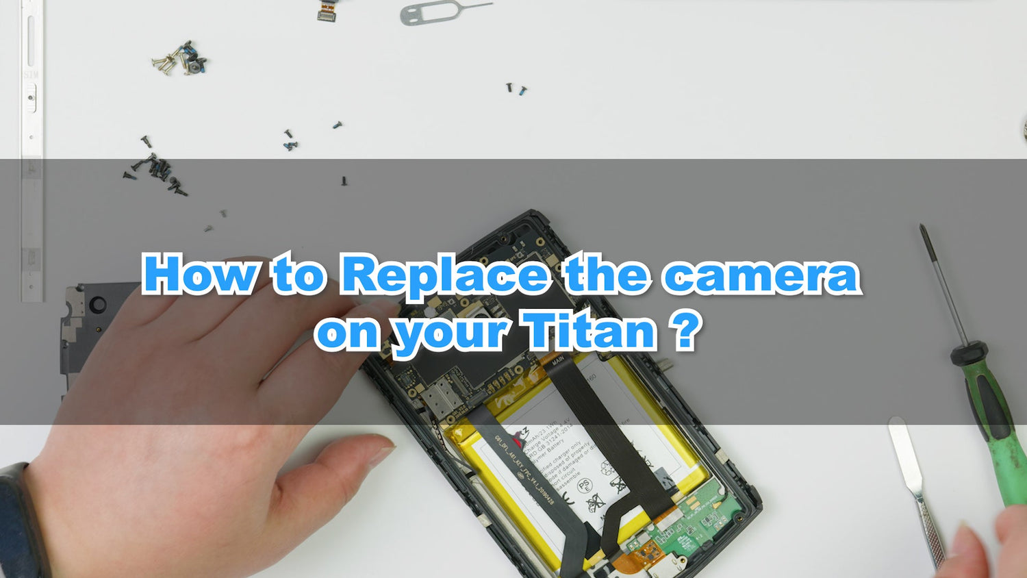 Unihertz Titan Camera Replacement Tutorial - Unihertz