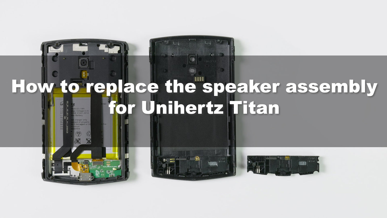 Unihertz Titan Speaker Assembly Replacement Tutorial - Unihertz