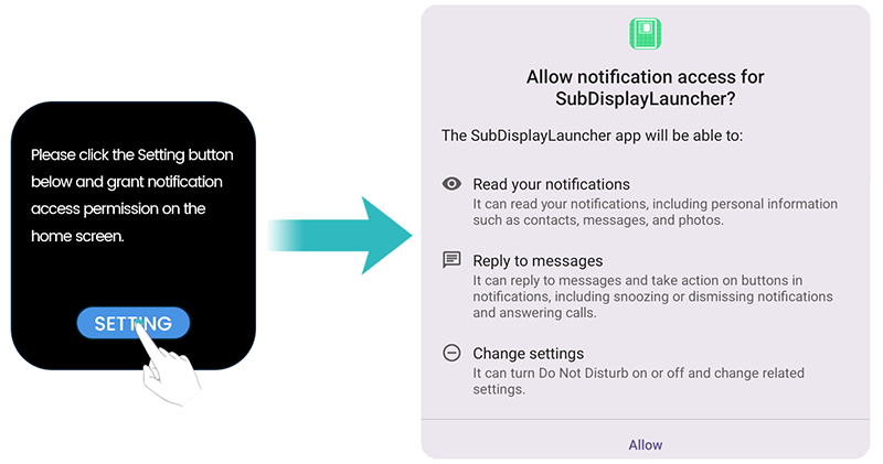 Conceder acceso a notificaciones