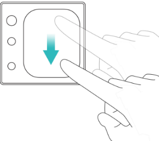 Titan 2 Subscreen Gesture-Deslizar hacia abajo