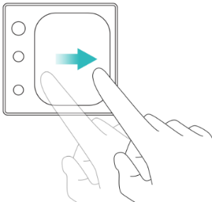 Titan 2 Subscreen Gesture-Deslizar a la derecha