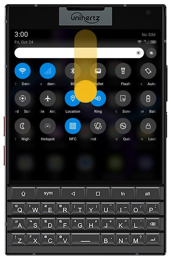 Navegación por gestosEncuentra notificaciones y ajustes rápidos
