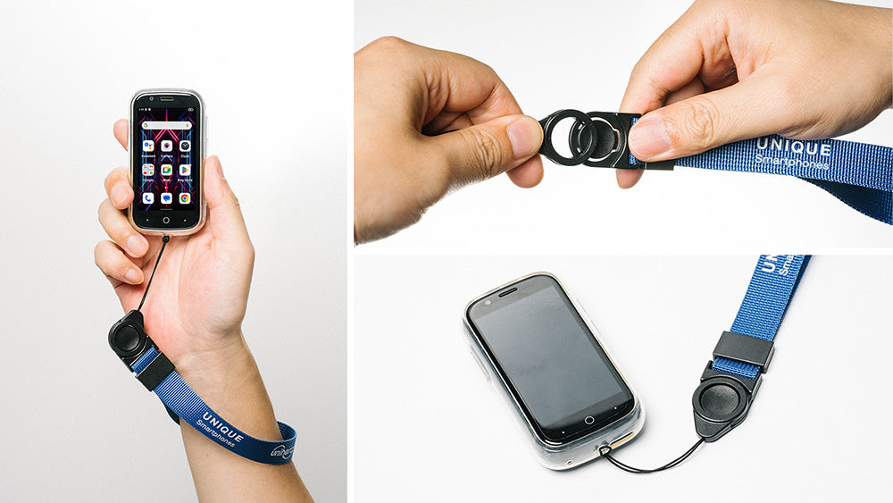 Lanière de poignet réglable pour téléphone Unihertz