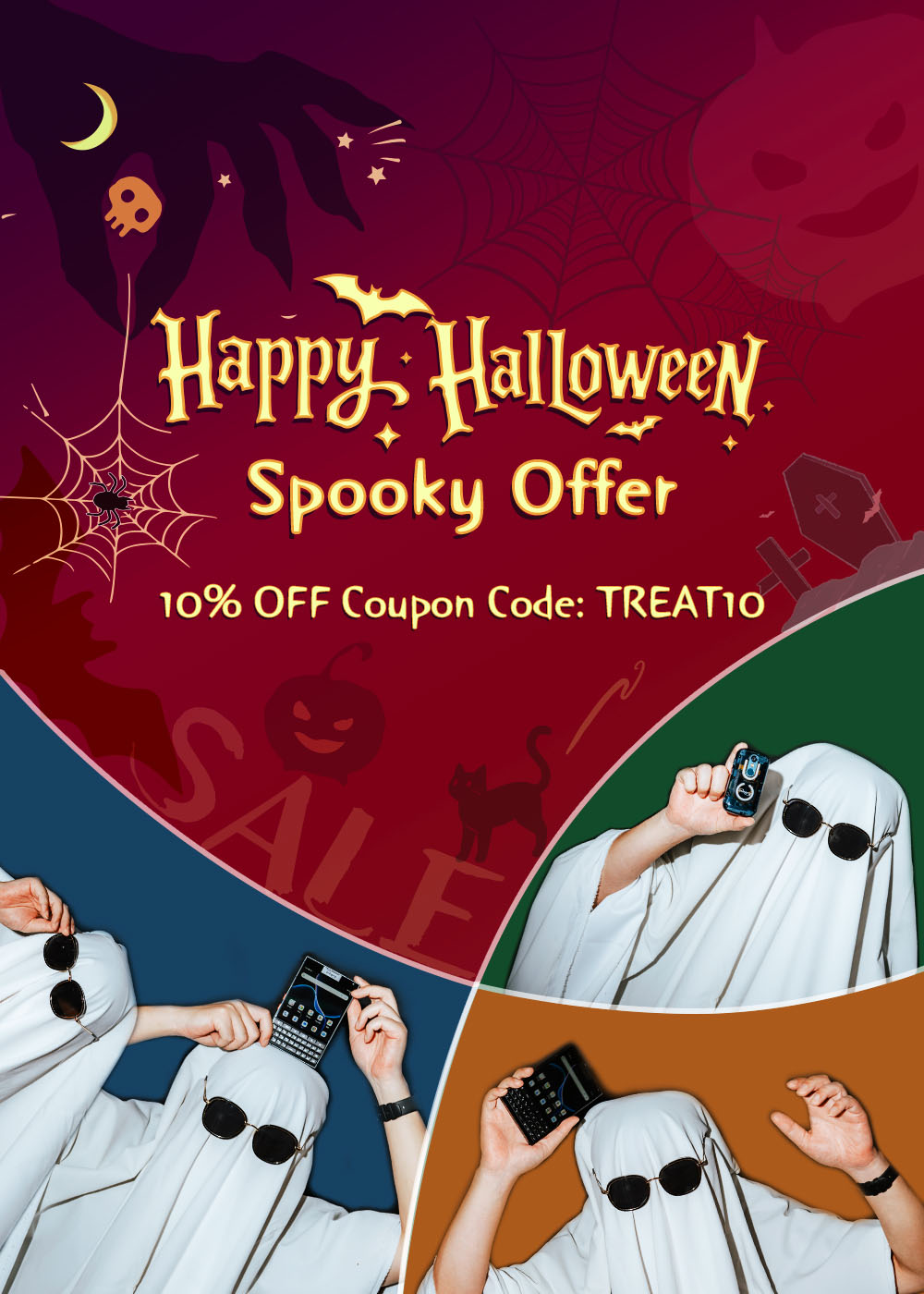 Unihertz 2025 Halloween Sale Banner