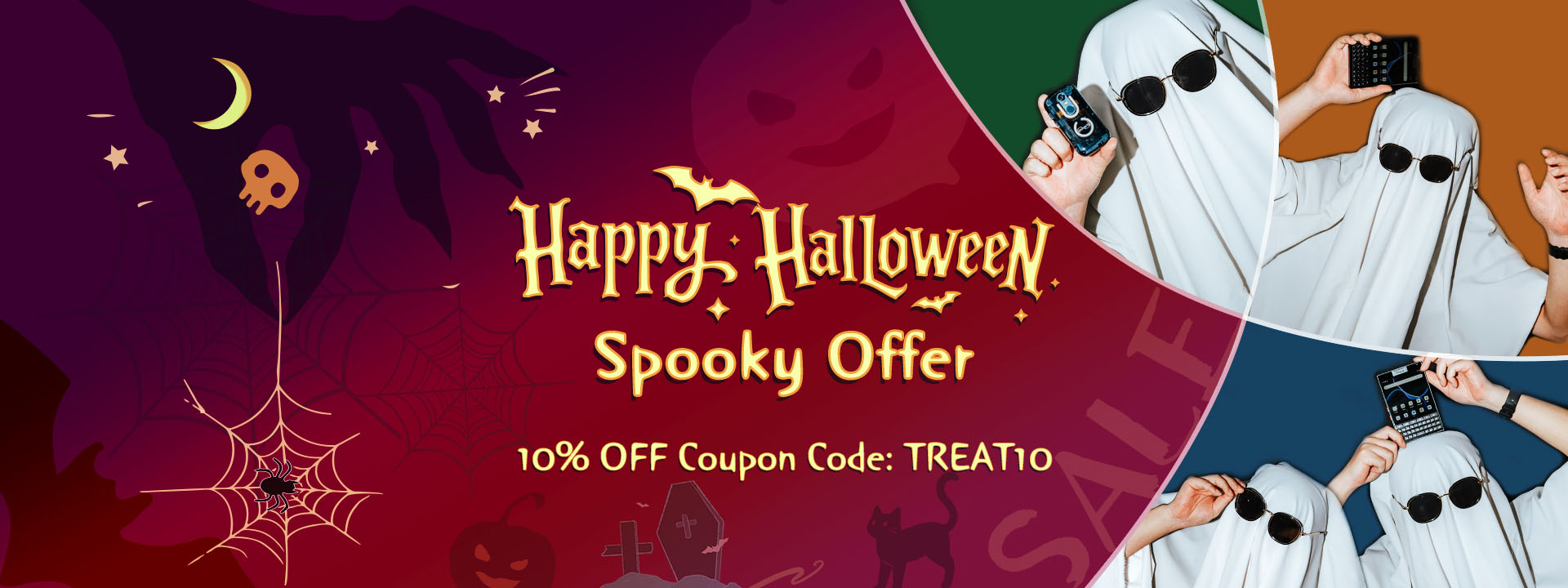 Unihertz 2025 Halloween Sale Banner