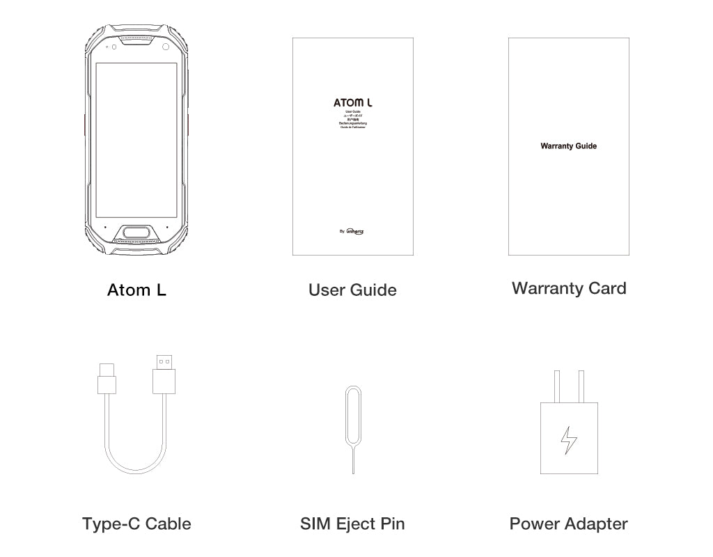 Unihertz Atom L - Im Lieferumfang