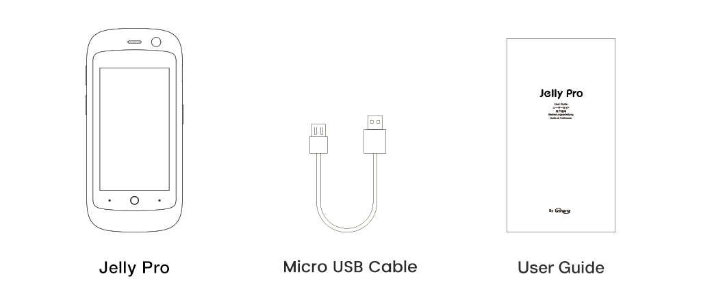 Unihertz Jelly Pro - In the Box