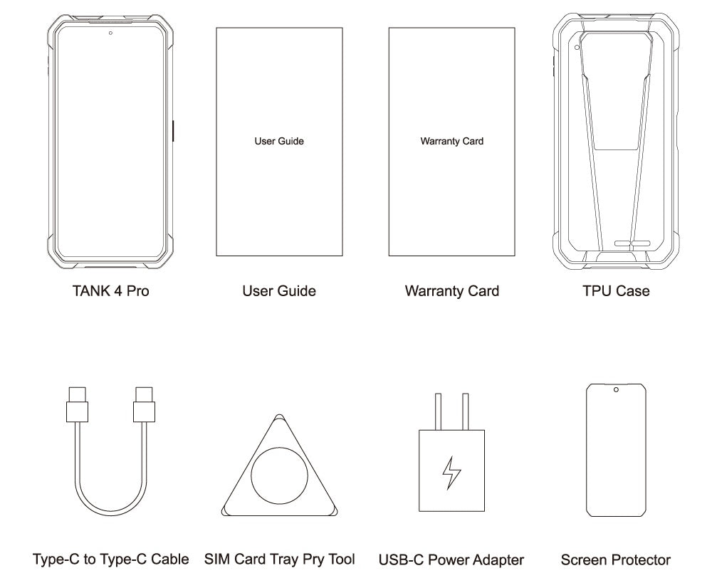 Unihertz Tank 4 Pro - En la caja