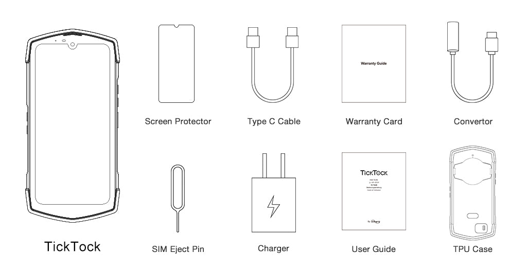 Unihertz TickTock - In the Box